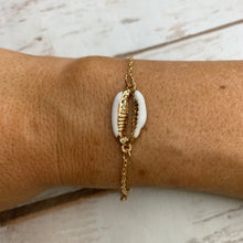 Load image into Gallery viewer, Sale! Gold Shell Bracelet/Anklet