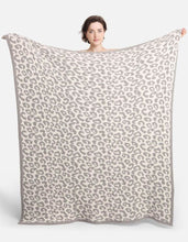 Load image into Gallery viewer, Sale! Cozy Cheetah Blanket Grey - 60x50