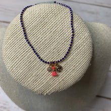 Load image into Gallery viewer, Sale! Blue Mini Coin Bead Bracelet