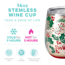 Load image into Gallery viewer, Hollydays SWIG 14oz Stemless Wine Cup