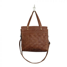 Load image into Gallery viewer, Myra Bag - Square One Leather and Hairon Bag