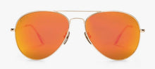 Load image into Gallery viewer, Sale! Cruz Gold Frame Orange Mirror Lens Sunglasses - DIFF Eyewear