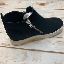 Load image into Gallery viewer, Black Hidden Wedge Sneakers / Shoes
