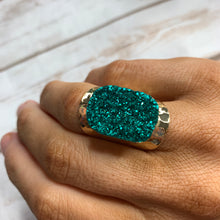 Load image into Gallery viewer, Sale! Teal Druzy Ring