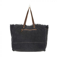 Load image into Gallery viewer, Myra Bag - Black Fern Weekender Bag
