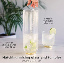 Load image into Gallery viewer, Gatsby Glass Carafe - 42oz.