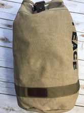 Load image into Gallery viewer, Beige Canvas Military Style Backpack - SALE!