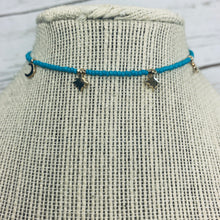 Load image into Gallery viewer, Turquoise Bead Charm Anklet