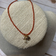 Load image into Gallery viewer, Red Tiny Coin Bead Bracelet