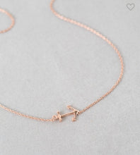 Load image into Gallery viewer, Sale! 18k Rose Gold Anchor Necklace