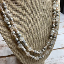 Load image into Gallery viewer, Sale! White Natural Stone Necklace