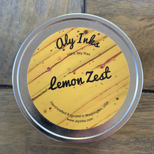 Load image into Gallery viewer, Sale! Lemon Zest Soy Candle 8oz
