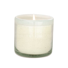 Load image into Gallery viewer, Sale! Candle Glass - Amber + Coconut - 9 ounce bubble glass with white rim