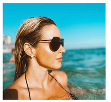 Load image into Gallery viewer, Sale! Maeve Black + Grey Sunglasses - DIFF Eyewear