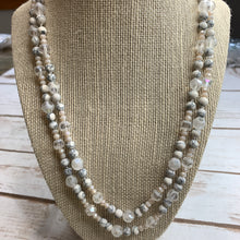 Load image into Gallery viewer, Sale! White Natural Stone Necklace