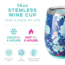 Load image into Gallery viewer, Artist Speckle SWIG 14 oz Stemless Wine Cup