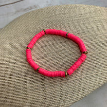 Load image into Gallery viewer, Sale! Hot Pink Rubber Bracelet
