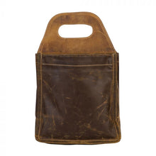 Load image into Gallery viewer, Myra Bag - All Leather Date Palm 6 Pack Caddy