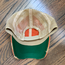 Load image into Gallery viewer, Sale! Orange Good Times Tan lines - Distressed Cap Hat