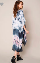 Load image into Gallery viewer, Sale! Grey Pink Long TieDye Kimono