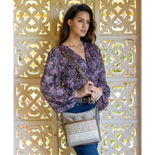 Load image into Gallery viewer, Myra Bag - Chevron Patterned Cross-Body Bag