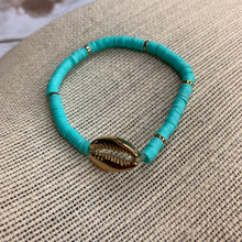 Load image into Gallery viewer, Sale! Mint Rubber Shell Bracelet