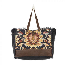 Load image into Gallery viewer, Myra Bag - Black Fern Weekender Bag